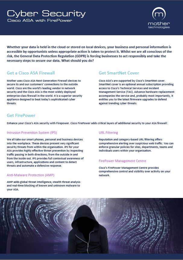 cyber security brochure