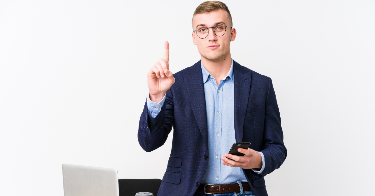 male office worker