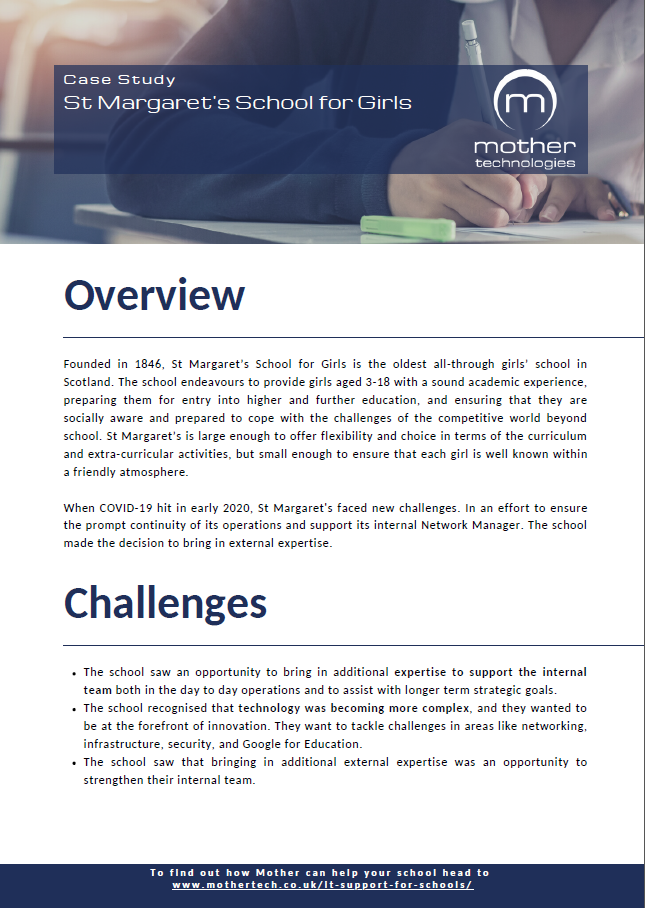 St Margaret's school for girls case study