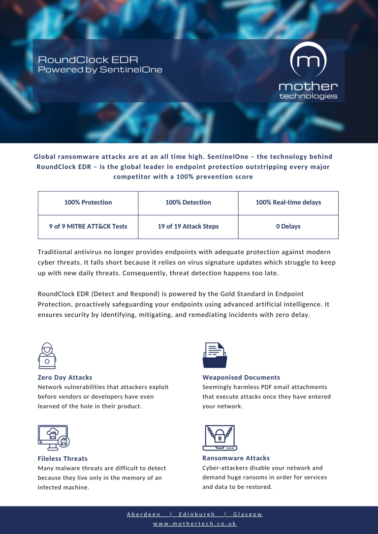 Endpoint Detect & Response | Mother Technologies